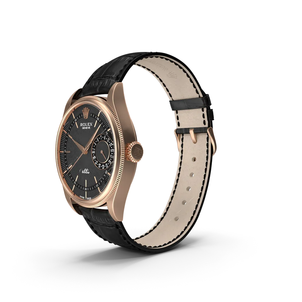Rolex Cellini Date Siyah Kadranlı Saat 